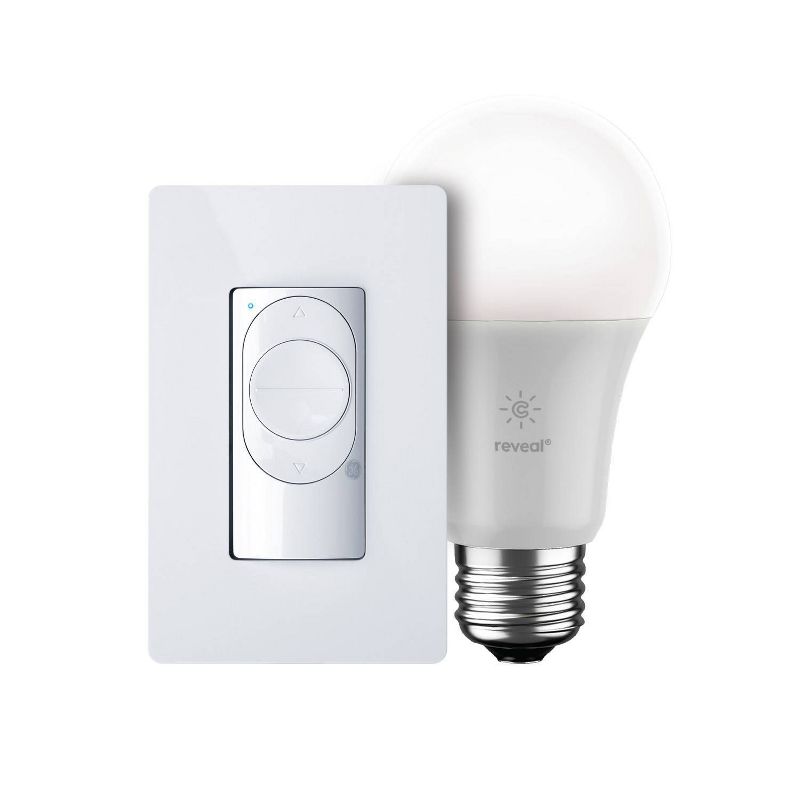 GE CYNC Reveal Smart Light Bulb with Smart Wire-Free Dimmer Switch Bundle, 4 of 7