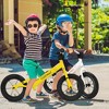 Costway 12 Inch Toddler Balance Bike No Pedal Training Bicycle with Inflatable Rubber Tires Yellow/White/Red - 4 of 4
