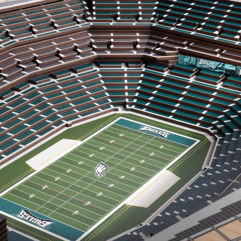 NFL Philadelphia Eagles 25-Layer StadiumViews 3D Wall Art, 3 of 6
