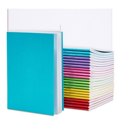 Paper Junkie 24 Pack Blank Books for Kids to Write Stories, Bulk Small Notebooks Journals for Students, Drawing, Sketching, 4.3x5.6"