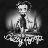 Retro Betty Boop Paris Fashionista Womens Graphic T Shirt Tees Brisco Brands - 2 of 4