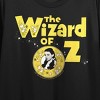 Wizard Of Oz VIntage Logo Dorothy Crew Neck Short Sleeve Women's Black Crop Top - 2 of 3