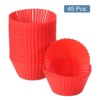 Unique Bargains Silicone Non-Stick Heat Resistant Baking Cups - 3 of 4