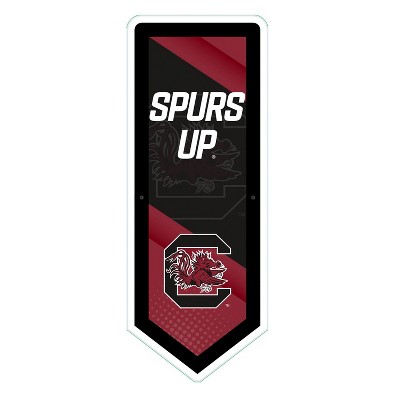 Evergreen Ultra-Thin Glazelight LED Wall Decor, Pennant, University of South Carolina- 9 x 23 Inches Made In USA
