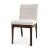Upholstered Dining Chairs With Rubber Legs (Set of 2),Light Beige - 4 of 4
