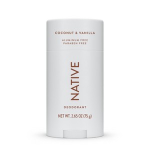 Native Deodorant for Men - Coconut & Vanilla - Aluminum Free - 2.65oz - 1 of 4