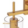 DORESshop 3-Head Vanity Light with Pierced Glass Shades, Through-Head Design, E26 Sockets - 4 of 4