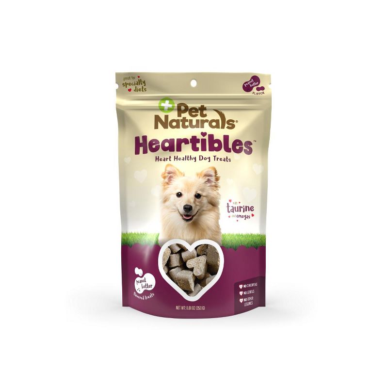 Pet Naturals Heartibles Treats, Heart Healthy Peanut Butter Flavor Dog Chews, 50 ct, 1 of 4