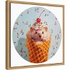Amanti Art Sprinkled Hedgehog by Lucia Heffernan Canvas Wall Art Print Framed 16 x 16-in. - 3 of 4