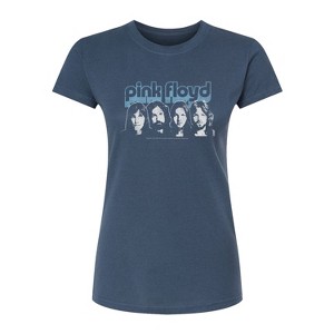 Women's - Pink Floyd - Pink Floyd Retro Band Fitted Graphic T-Shirt - 1 of 3