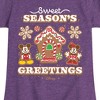 Girls' - Disney - Sweet Seasons Greetings Fitted Short Sleeve Graphic T-Shirt - 2 of 4