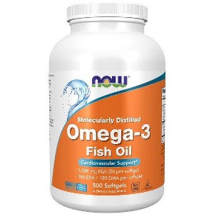 Omega 3 by Now Foods  -  500 Softgel - 1 of 3