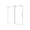 Frameless Shower Door: Fixed and Sliding Panels, 70mm Stainless Pulleys, Soft-Close, Easy-Clean, Safe - 2 of 4
