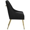 Zuo Maxine Dining Chair Black & Gold - 4 of 4