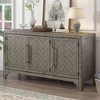 NicBex Designed Storage Cabinet, Adjustable Shelves Sideboard Buffet Cabinet with Storage for Kitchen, Living Room, Entrance - 2 of 4