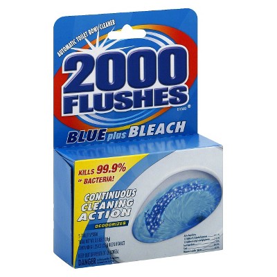 2000 Flushes Blue plus Bleach - 3.5oz