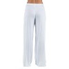 24seven Comfort Apparel Comfortable Solid Color Palazzo Lounge Pants - 2 of 3