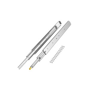 VEVOR Set of Two Drawer Rails, Sizes Ranging from 16 to 60 inches, Capable of Supporting 500 lbs, Equipped with Locking Mechanism, Silver - 1 of 4