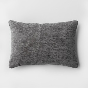 Solid Lumbar Throw Pillow Gray - Threshold