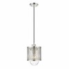 Kipton 6" Mini Pendant Light - Vintage Matte Black Steel with Clear Glass Shade - 3 of 4