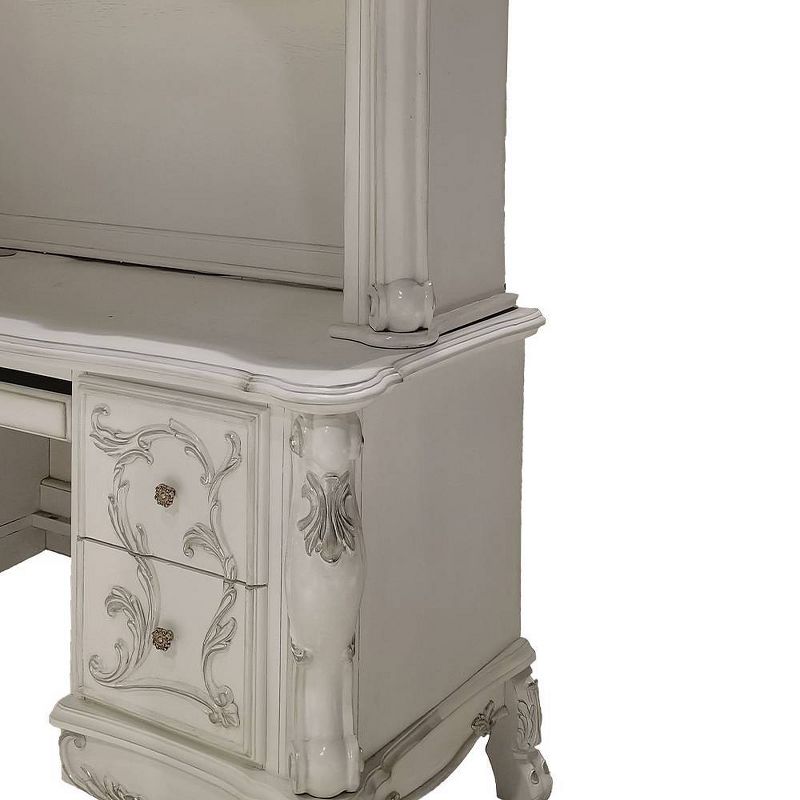 88&#34; Dresden Desks Bone White Finish - Acme Furniture, 2 of 9