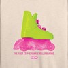 Women's - Barbie - Rollerblading Barbie the Movie Lightweight French Terry Wide Neck Long Sleeve Shirt - 2 of 4