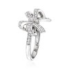 Ross-Simons 0.50 ct. t.w. White Topaz Bow Ring in Sterling Silver - 3 of 4