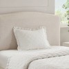 Armoire Collection Ruffle Pillow Sham White - 2 of 3