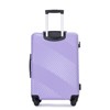 Gulches 3-Piece PC+ABS Luggage Set: Lightweight Suitcases with Spinner Wheels, Hooks & Adjustable Telescoping Handle - 3 of 4