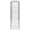 vidaXL Gabion Basket Silver Galvanized Iron 78.7 x 19.7 x 19.7 in - 4 of 4