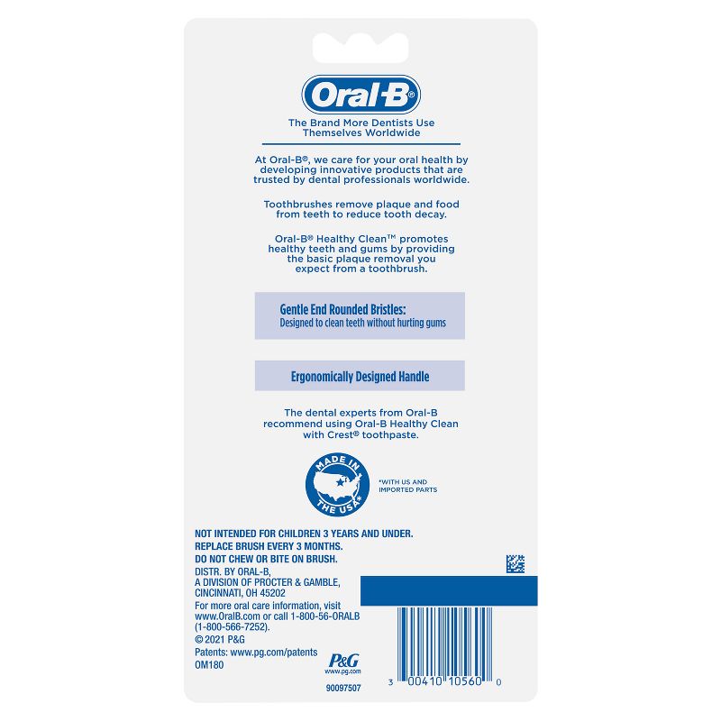 Oral-B Healthy Clean Toothbrushes Medium - 6ct, 4 of 11