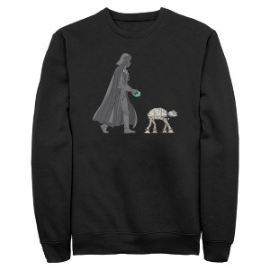Mens Star Wars Darth Vader AT-AT Walking the Dog Sweatshirt - 1 of 4