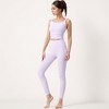 Anna-Kaci Active Women's Square Neck Cropped Sports Tank Top with Wide Shoulder Straps and Smooth Seamless Finish - 3 of 4