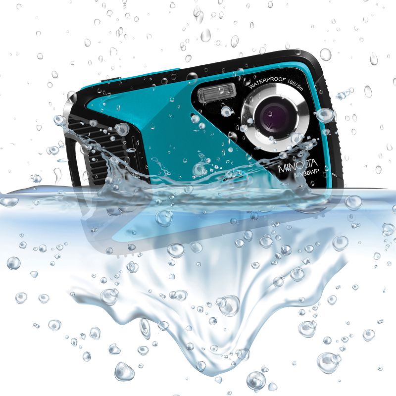 Minolta® MN30WP Waterproof 4x Digital Zoom 21 MP/1080p Digital Camera, 4 of 9