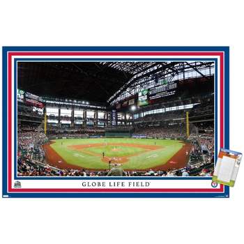 Trends International MLB Texas Rangers - Corey Seager 23 Unframed Wall  Poster Print White Mounts Bundle 22.375 x 34
