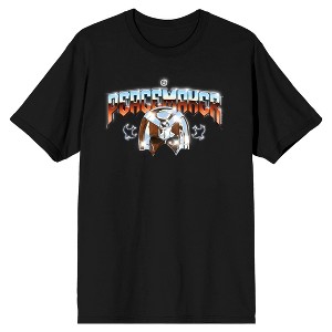 Peacemaker Helmet Adult Black Crew Neck Short Sleeve T-shirt - 1 of 3