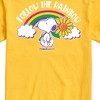 Men's - Peanuts - Follow The Rainbow Short Sleeve Graphic T-Shirt - 2 of 4