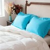 2 Pack Brushed Microfiber Pillow Shams, Super Soft and Cozy Oxford Pillowcases - NTBAY - 3 of 4