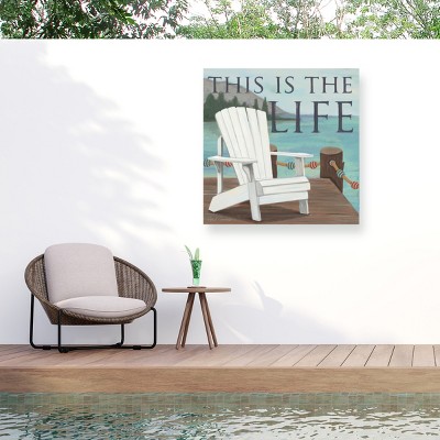 "Water Side 3" Outdoor Canvas