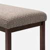 TiramisuBest Handcrafted Mango Wood Bench – Rustic Boho Dining Bench, Natural Wood Finish & Eco-Friendly Design - 4 of 4