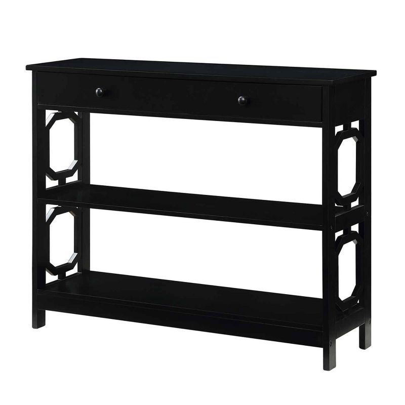 Omega 1 Drawer Console Table - Breighton Home, 1 of 12