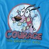 Courage The Cowardly Dog Vintage Courage Adult T-Shirt - 2 of 4