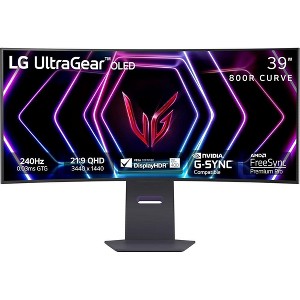 LG 39 inch UltraGear OLED 240Hz 0.03ms G-Sync Compatible 800R Curved Gaming Monitor - 1 of 4