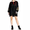 Women's Floral Embroidered Peasant Dress - PLUS - Velzera - 2 of 3