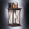 Urban Ambiance Luxury Colonial Outdoor Wall Light,  16"H x 7.5"W,  Olde Bronze Finish, UHP1233 - 3 of 4