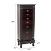 14.8'' Wide Freestanding Jewelry Armoire - 4 of 4