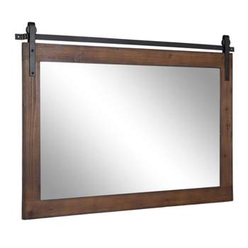 Kate and Laurel Cates Rustic Wall Mirror