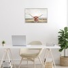 Stupell Industries Longhorn Portrait Open Meadow Framed Giclee Art - 3 of 4
