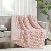 50"x60" Ruched Faux Fur Throw Blanket - Madison Park - 3 of 4