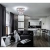 20" 4-Tier Erseka Chandelier with Clear Crystals Chrome Finish - EGLO: ETL Listed, Adjustable, Steel Body, No Bulbs Included - 2 of 4